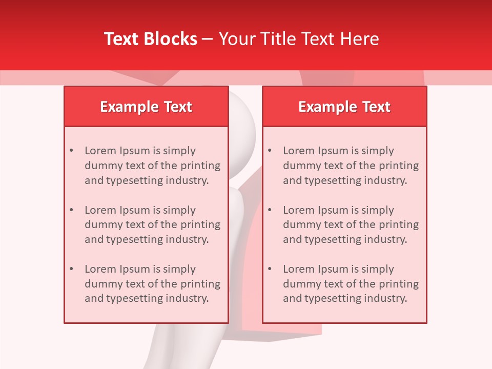 Require Mark Human PowerPoint Template