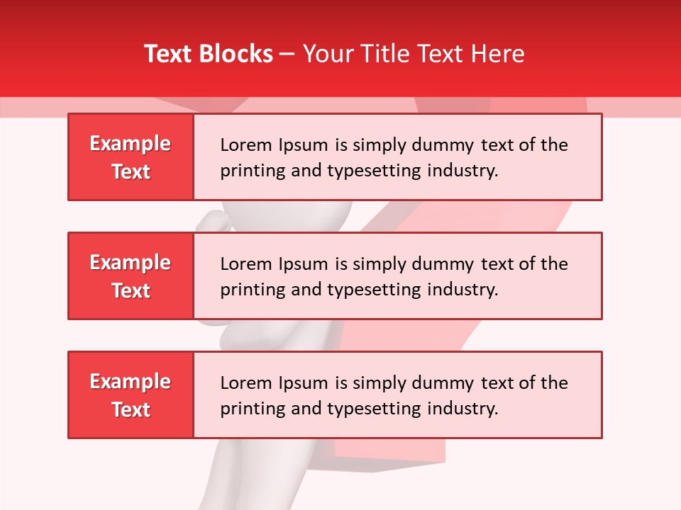Require Mark Human PowerPoint Template