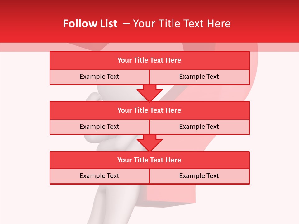 Require Mark Human PowerPoint Template
