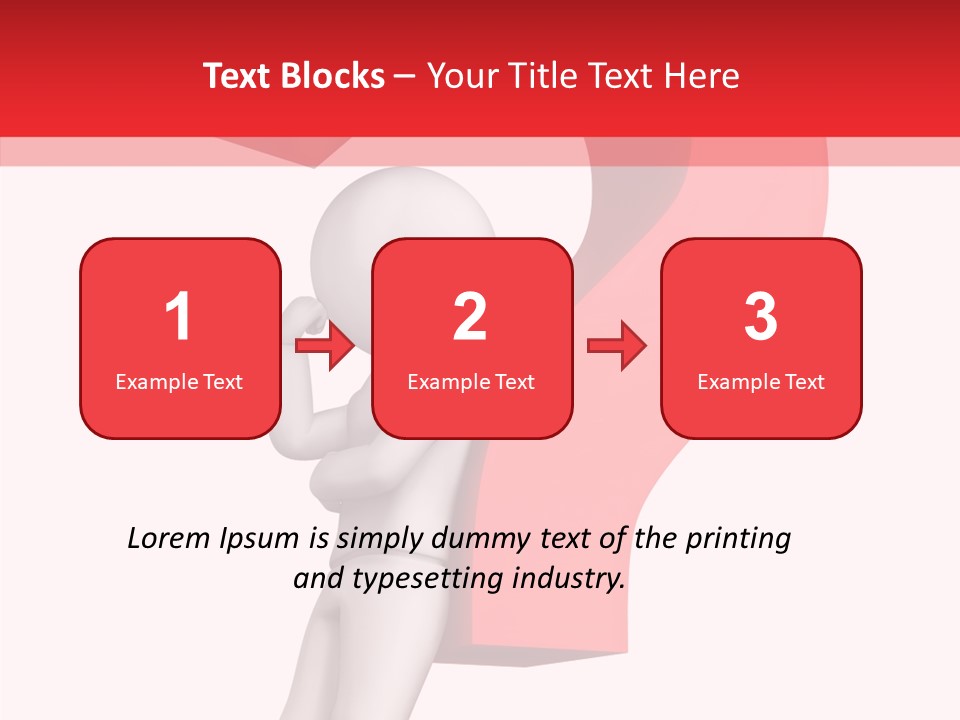 Require Mark Human PowerPoint Template