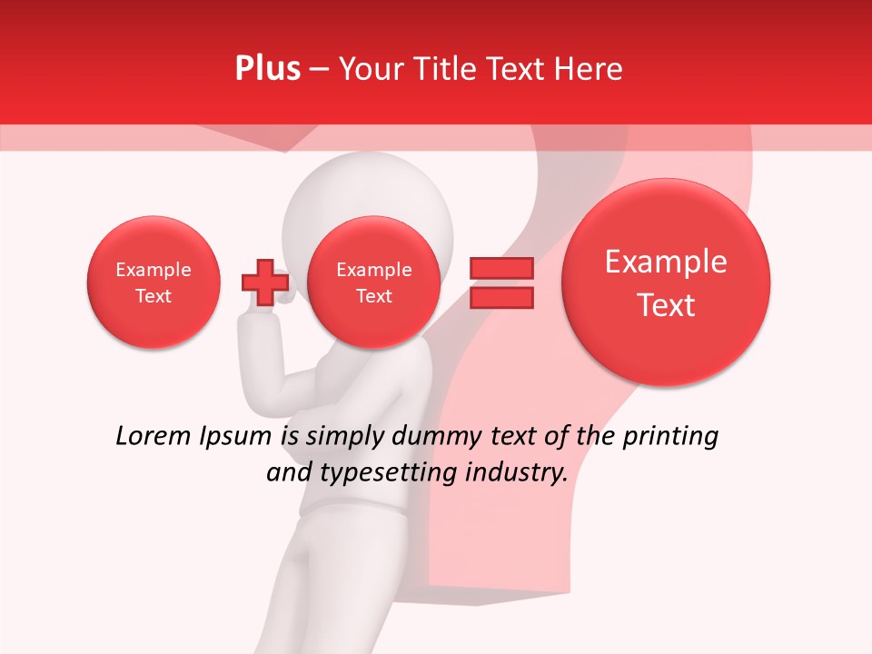 Require Mark Human PowerPoint Template
