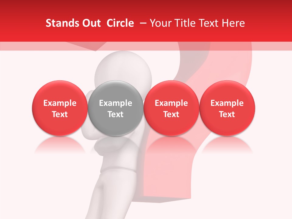 Require Mark Human PowerPoint Template