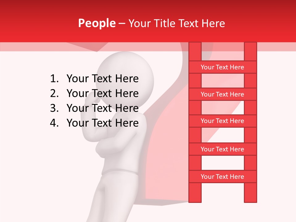 Require Mark Human PowerPoint Template