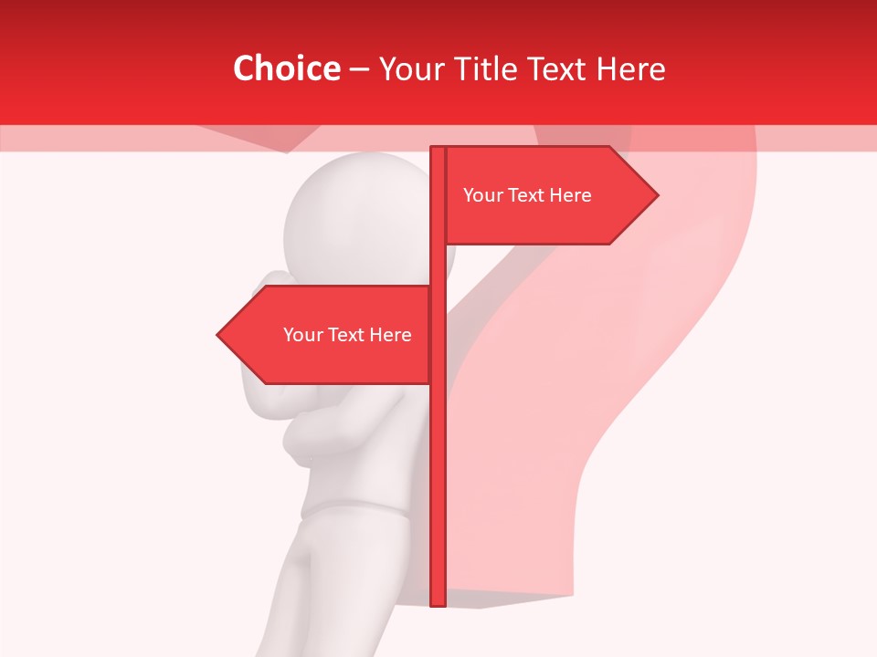 Require Mark Human PowerPoint Template