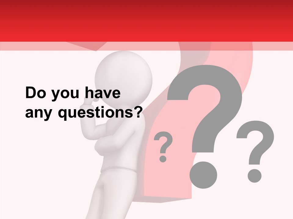 Require Mark Human PowerPoint Template