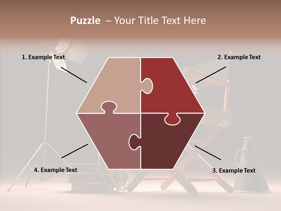 Cinematographic Film Reel Famous PowerPoint Template