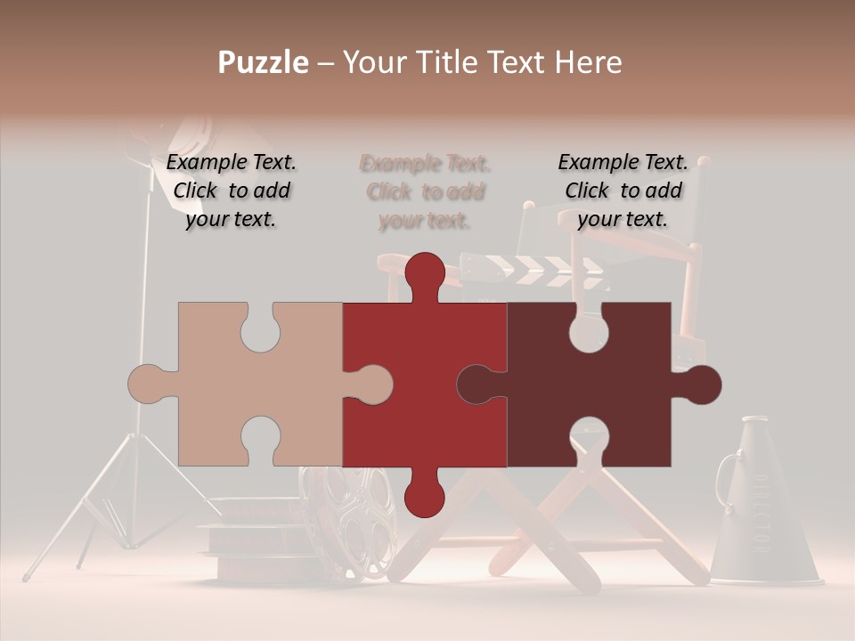 Cinematographic Film Reel Famous PowerPoint Template