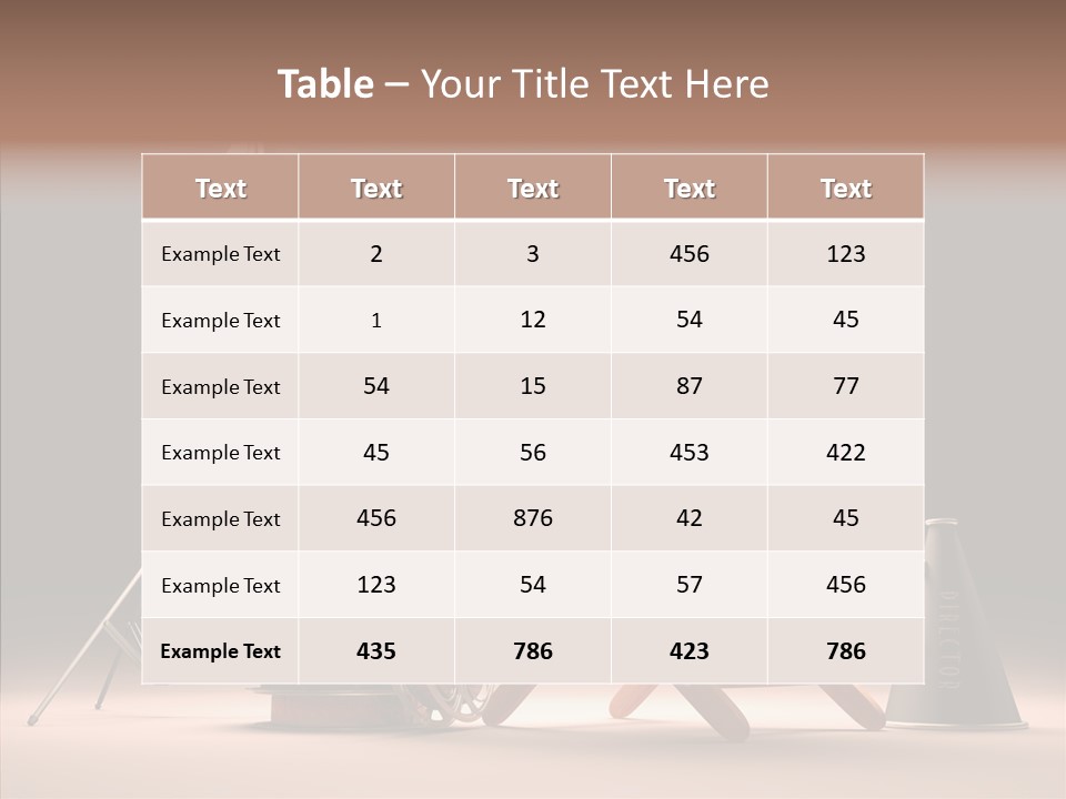 Cinematographic Film Reel Famous PowerPoint Template