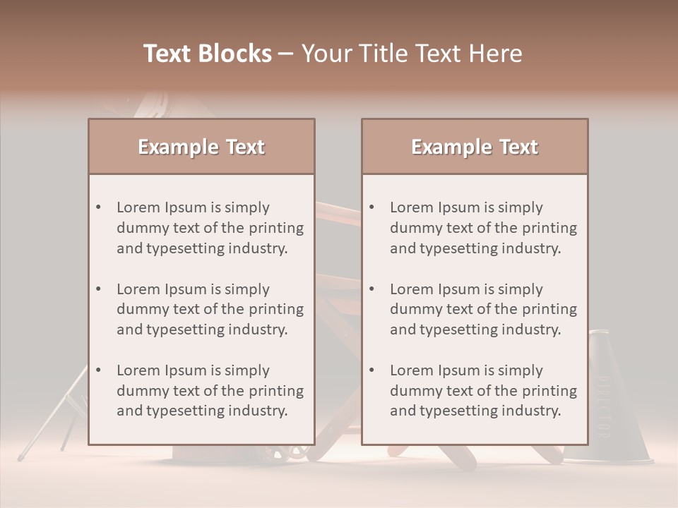 Cinematographic Film Reel Famous PowerPoint Template