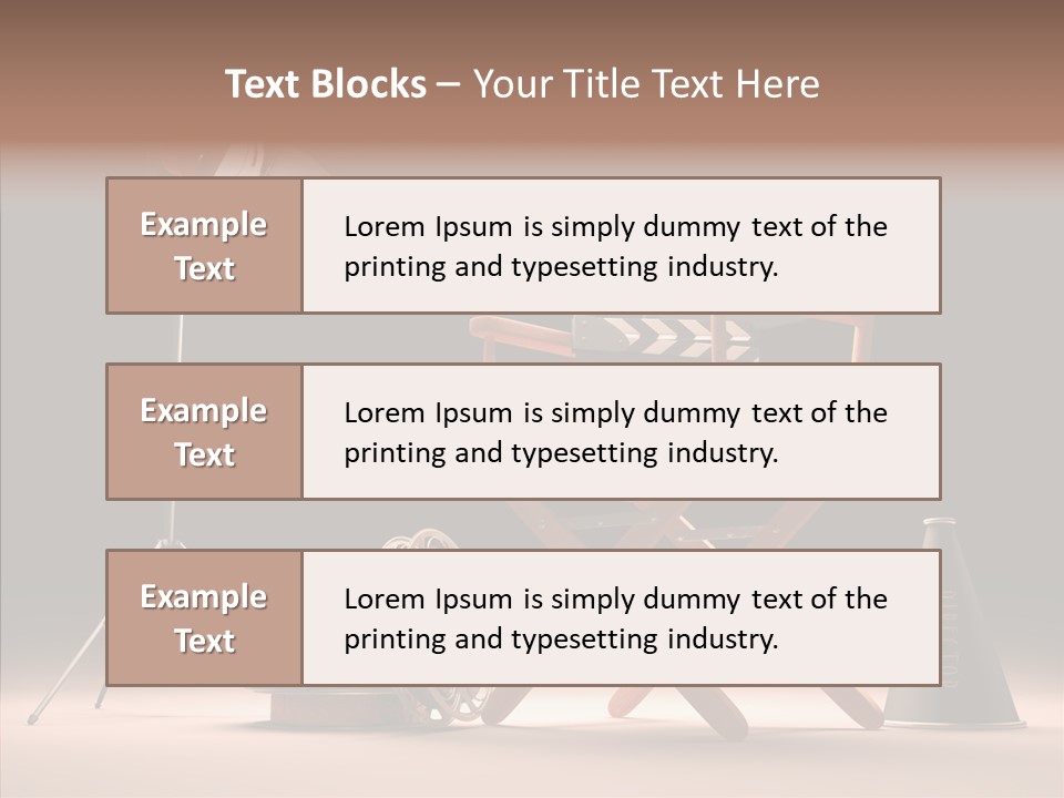 Cinematographic Film Reel Famous PowerPoint Template