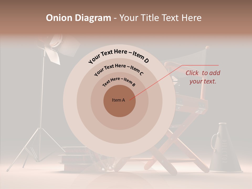 Cinematographic Film Reel Famous PowerPoint Template