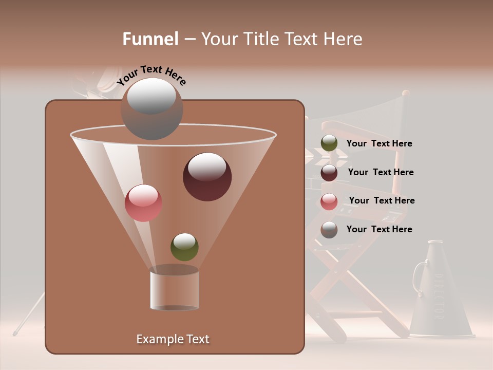 Cinematographic Film Reel Famous PowerPoint Template