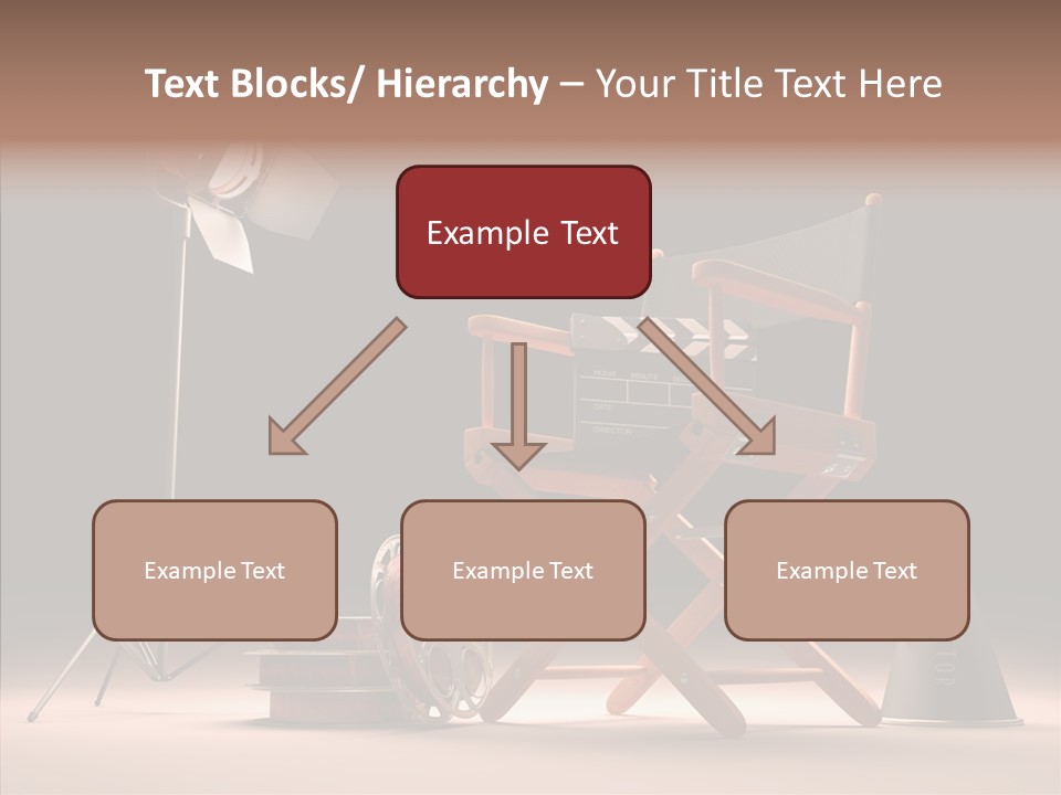Cinematographic Film Reel Famous PowerPoint Template
