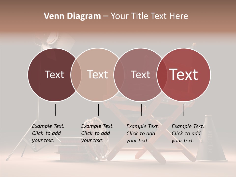 Cinematographic Film Reel Famous PowerPoint Template