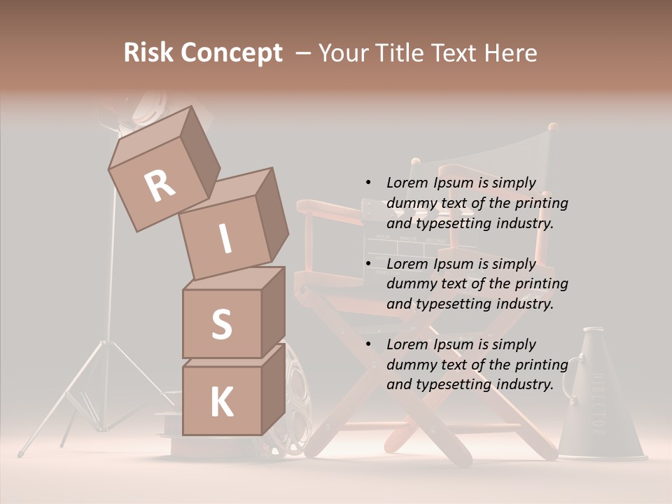 Cinematographic Film Reel Famous PowerPoint Template