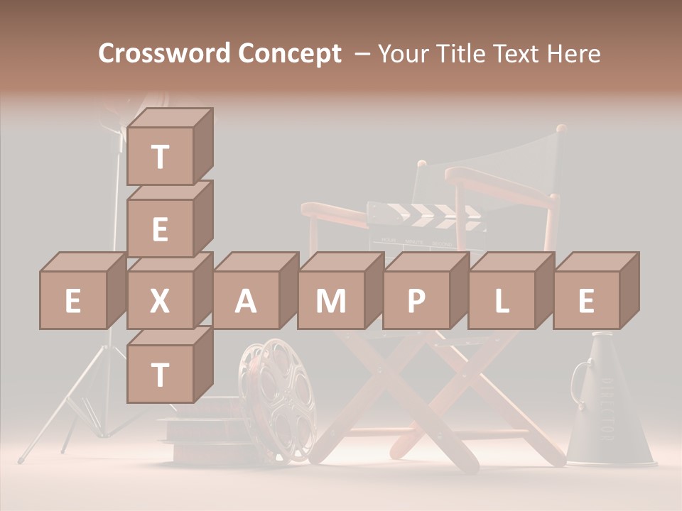 Cinematographic Film Reel Famous PowerPoint Template