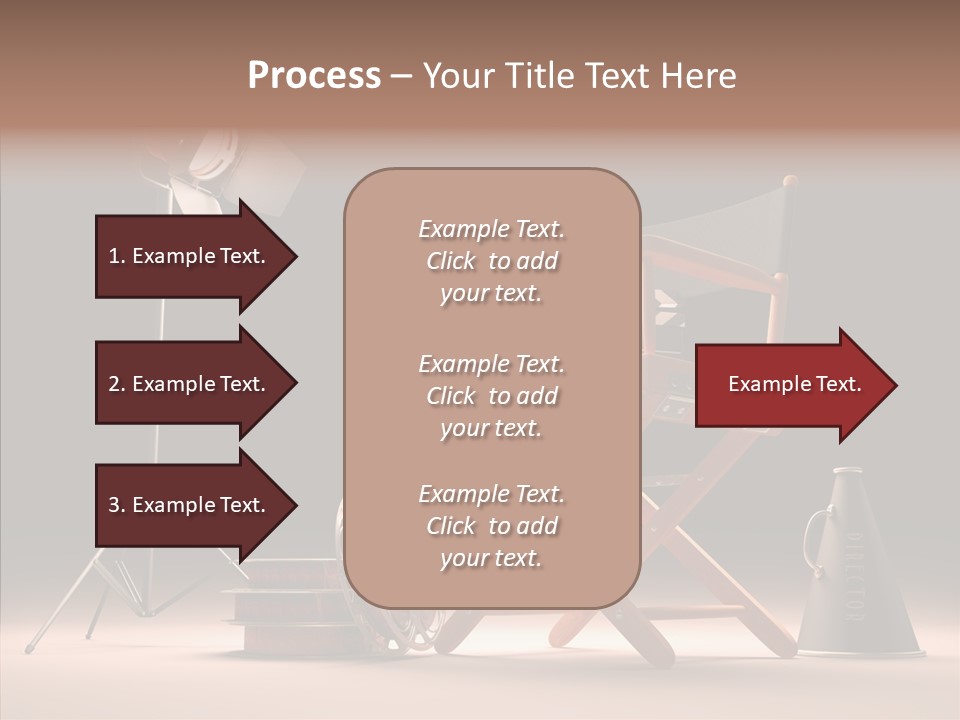 Cinematographic Film Reel Famous PowerPoint Template