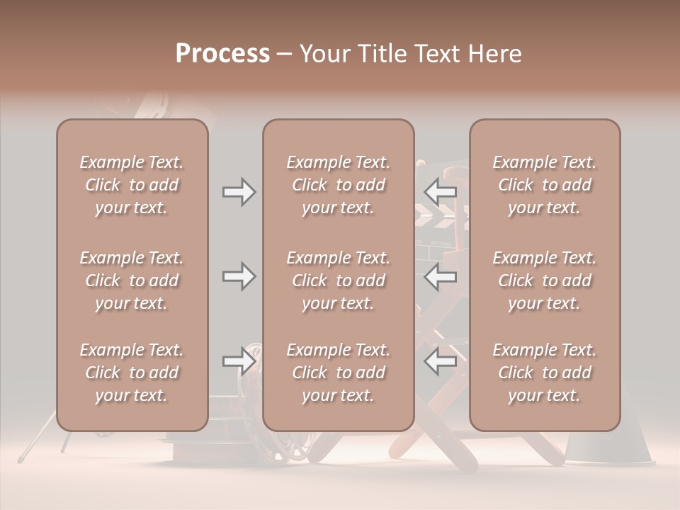 Cinematographic Film Reel Famous PowerPoint Template