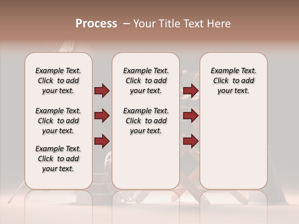 Cinematographic Film Reel Famous PowerPoint Template