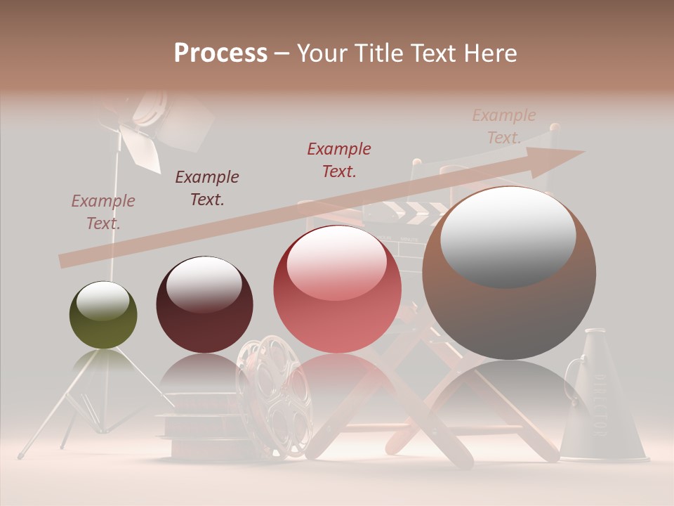 Cinematographic Film Reel Famous PowerPoint Template