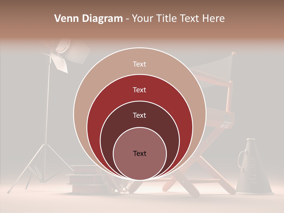 Cinematographic Film Reel Famous PowerPoint Template