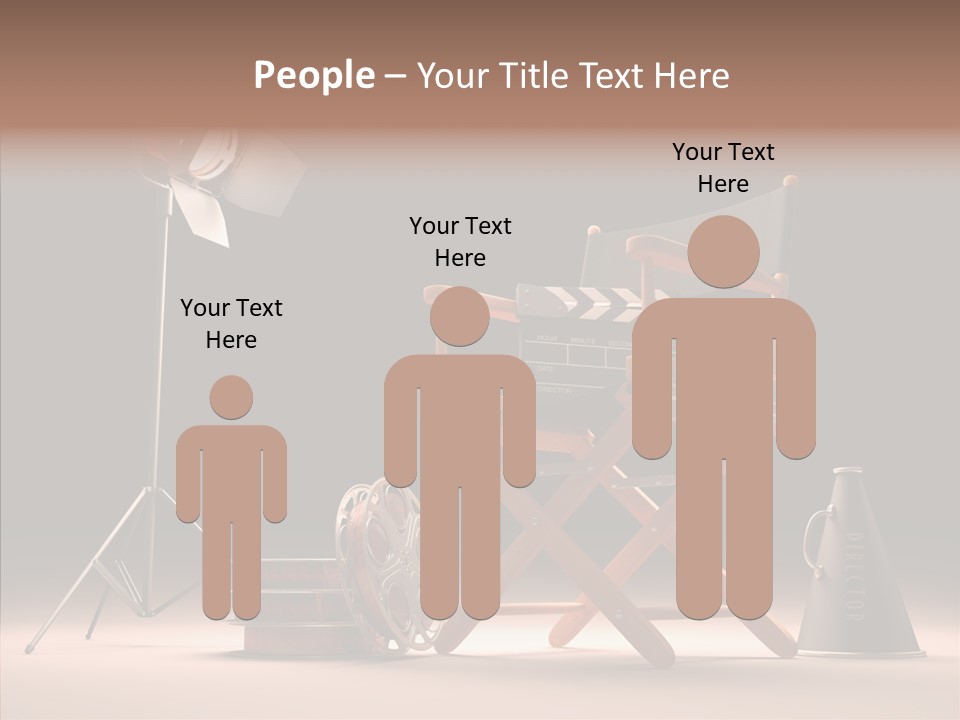 Cinematographic Film Reel Famous PowerPoint Template