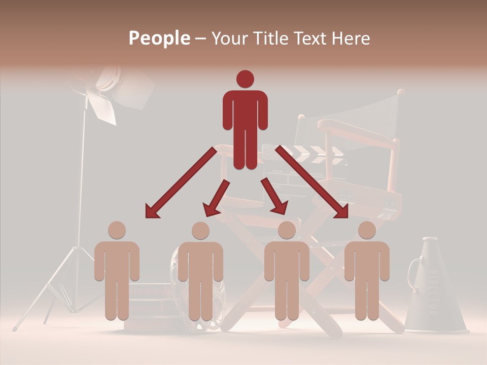 Cinematographic Film Reel Famous PowerPoint Template