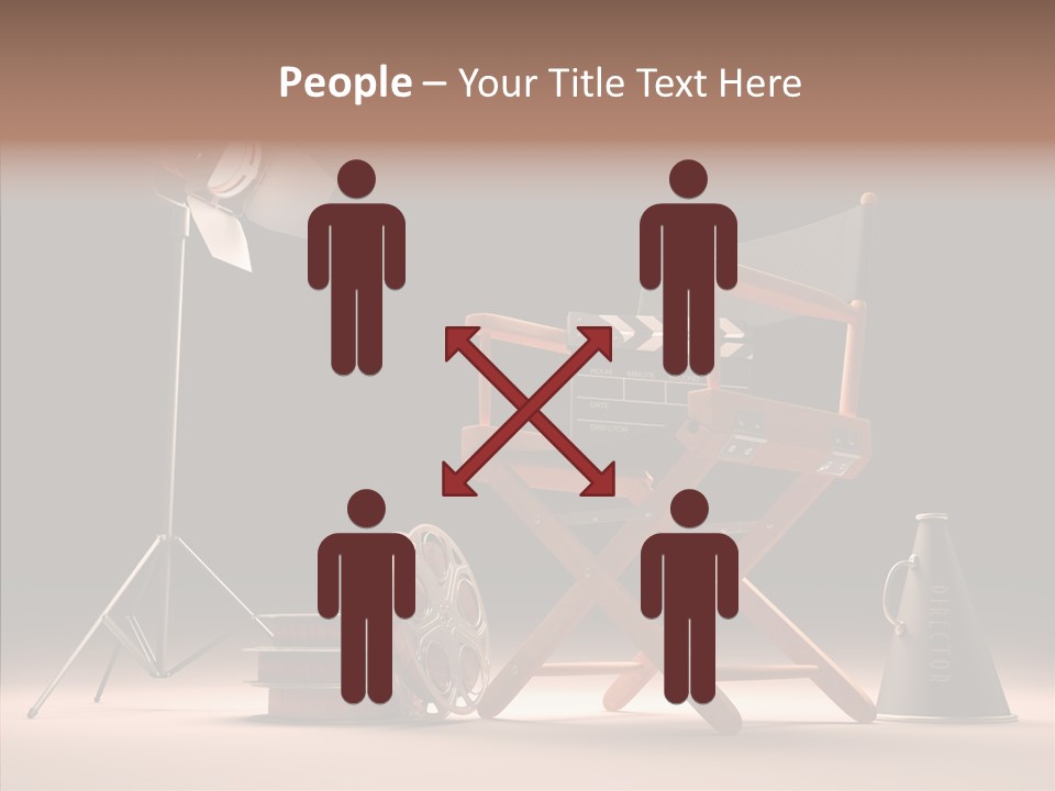 Cinematographic Film Reel Famous PowerPoint Template