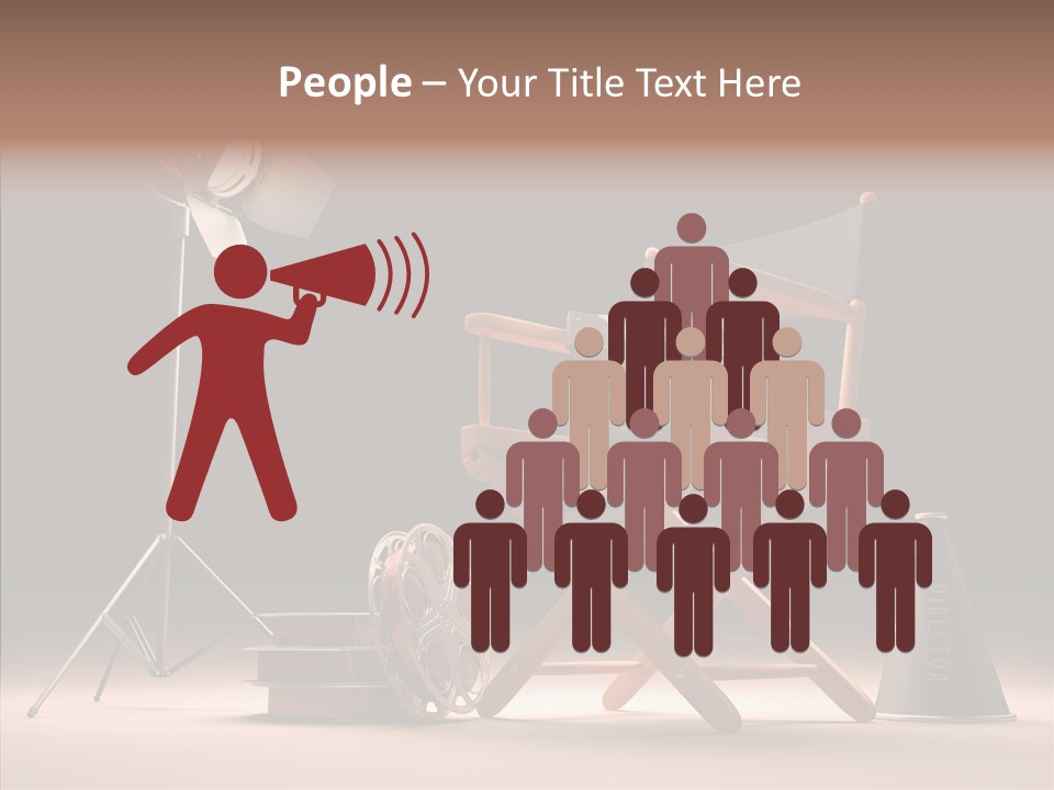 Cinematographic Film Reel Famous PowerPoint Template