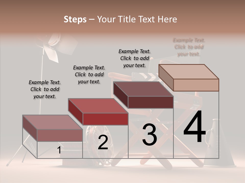 Cinematographic Film Reel Famous PowerPoint Template
