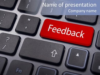 Customer Keypad Button PowerPoint Template