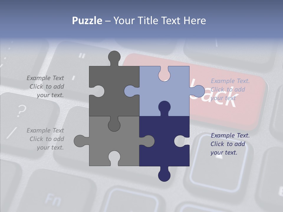 Customer Keypad Button PowerPoint Template