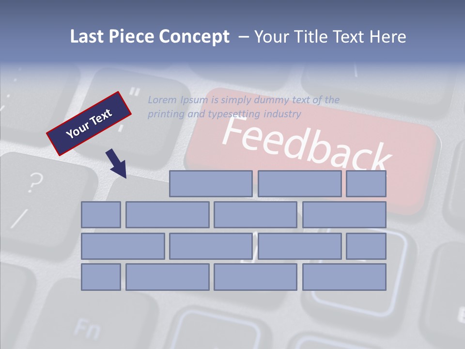 Customer Keypad Button PowerPoint Template