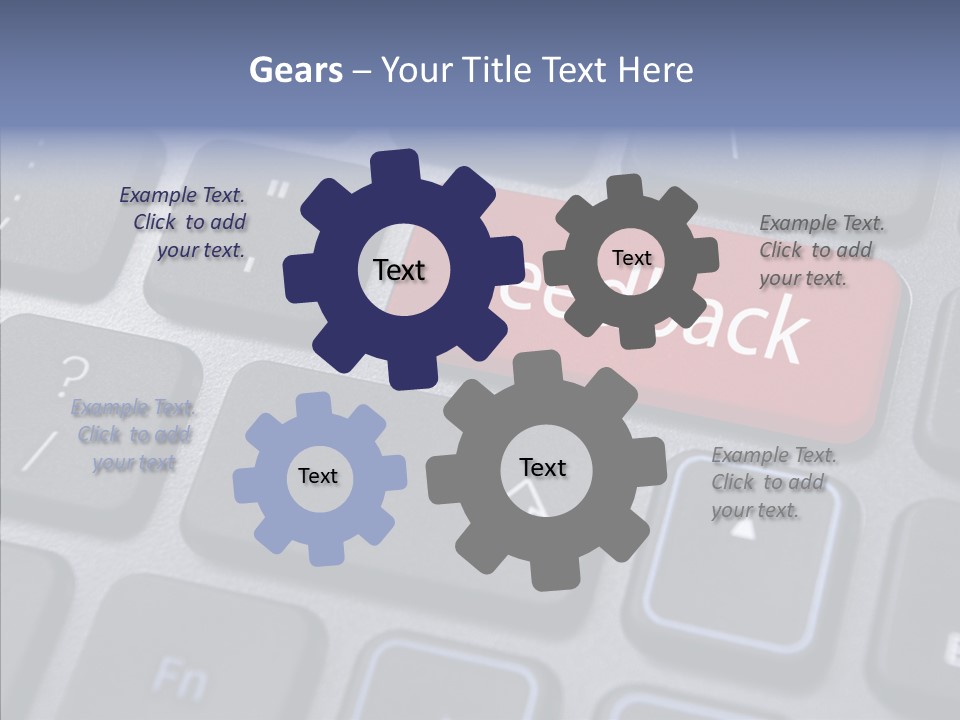 Customer Keypad Button PowerPoint Template