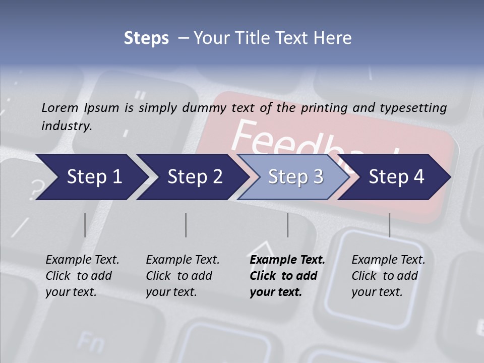 Customer Keypad Button PowerPoint Template