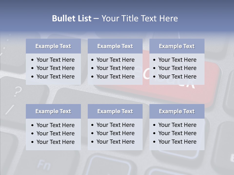 Customer Keypad Button PowerPoint Template