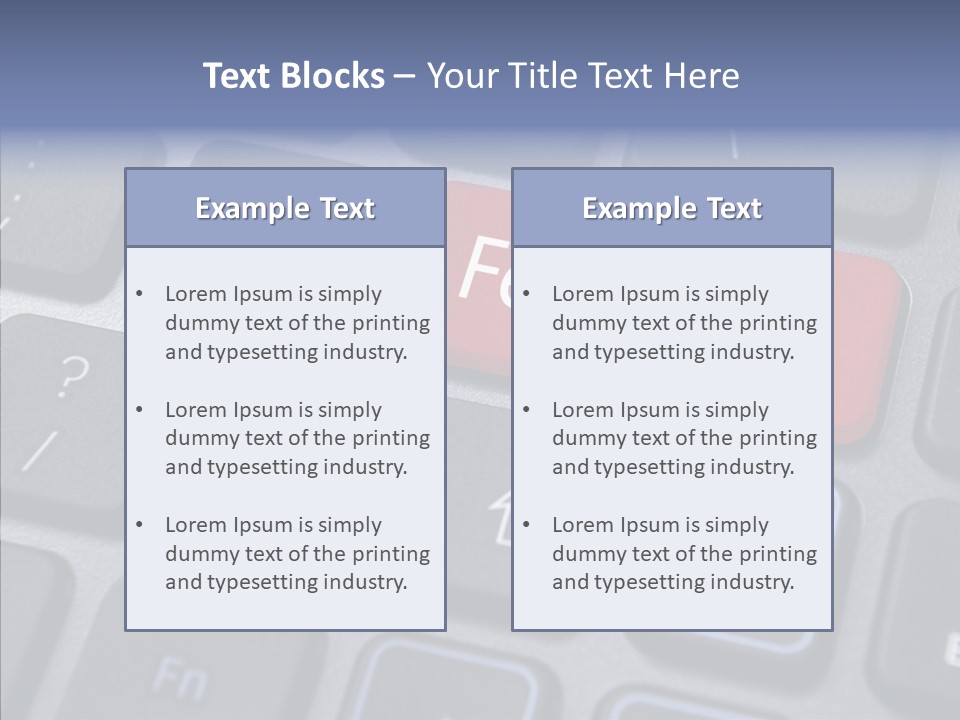 Customer Keypad Button PowerPoint Template