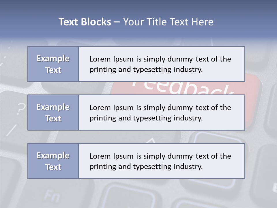 Customer Keypad Button PowerPoint Template