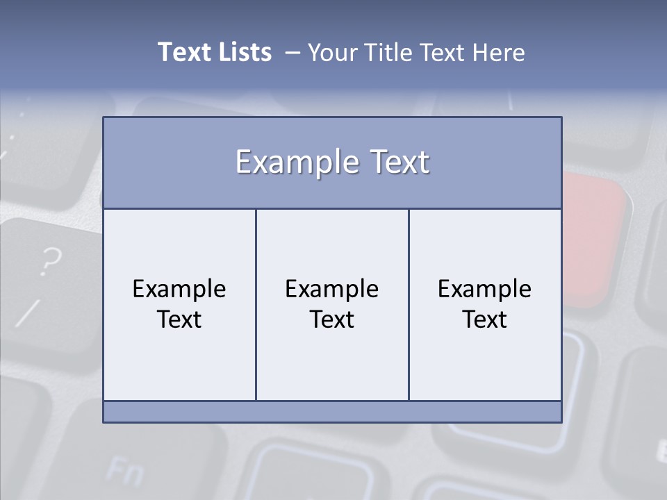 Customer Keypad Button PowerPoint Template