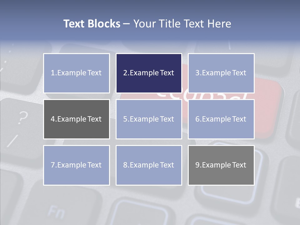 Customer Keypad Button PowerPoint Template
