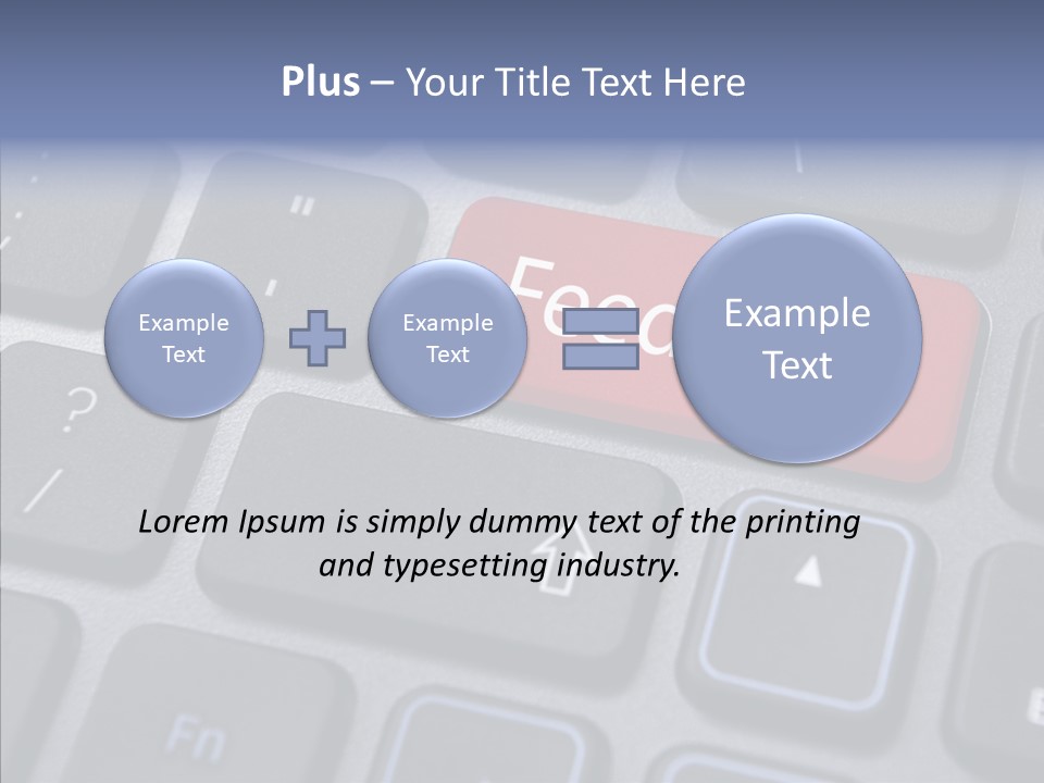 Customer Keypad Button PowerPoint Template