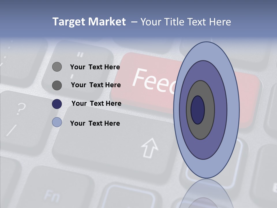 Customer Keypad Button PowerPoint Template