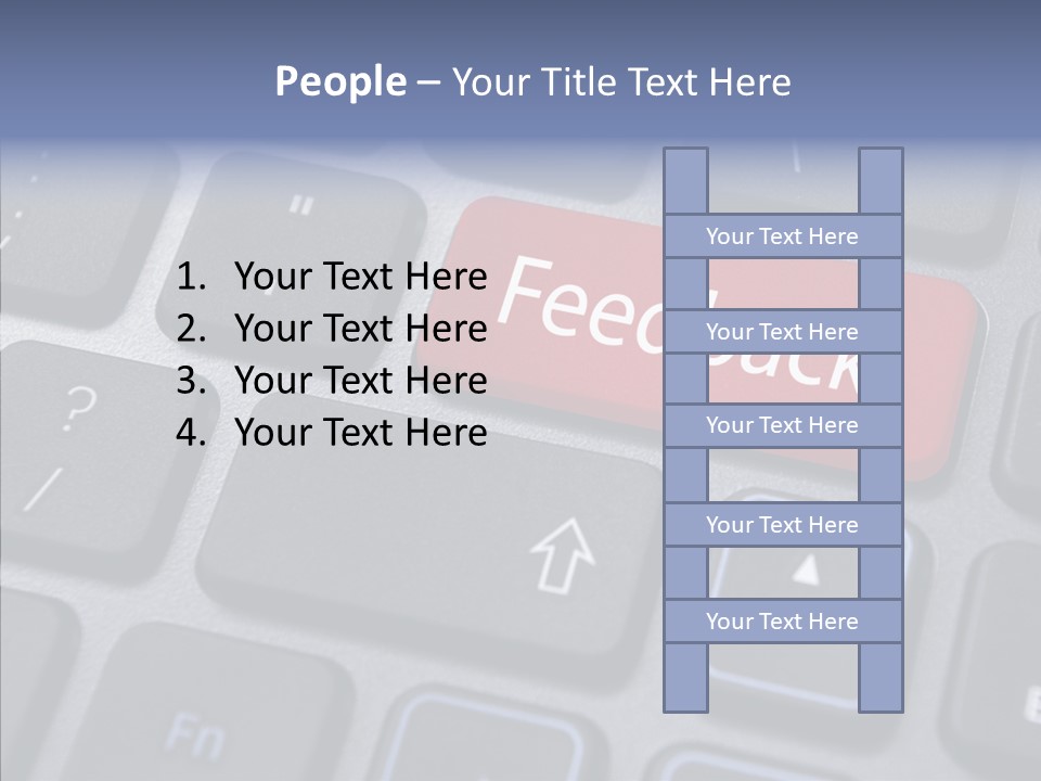 Customer Keypad Button PowerPoint Template