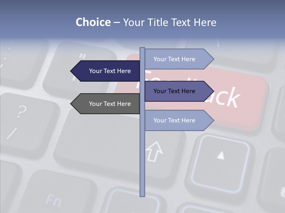Customer Keypad Button PowerPoint Template
