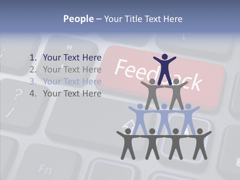 Customer Keypad Button PowerPoint Template
