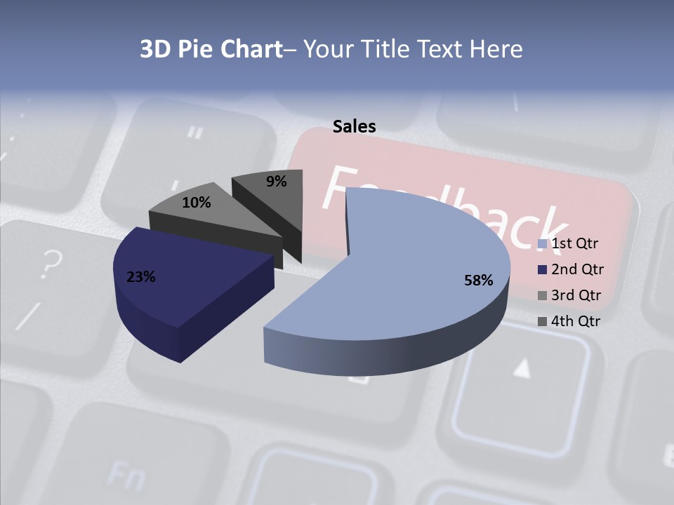 Customer Keypad Button PowerPoint Template