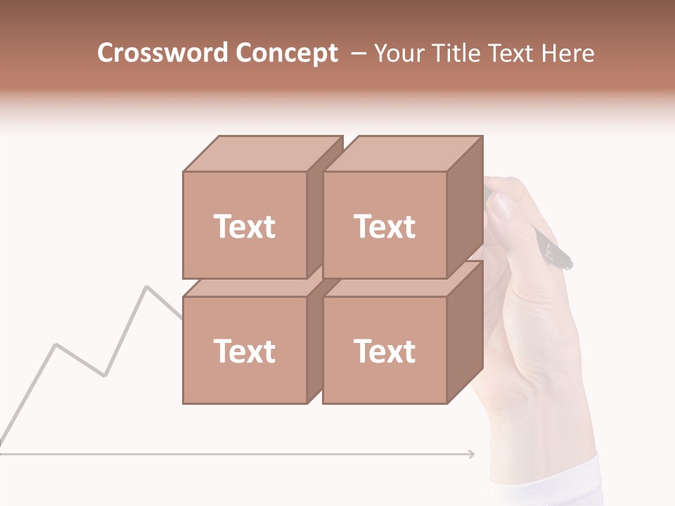 Palm Woman Chart PowerPoint Template