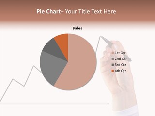 Palm Woman Chart PowerPoint Template