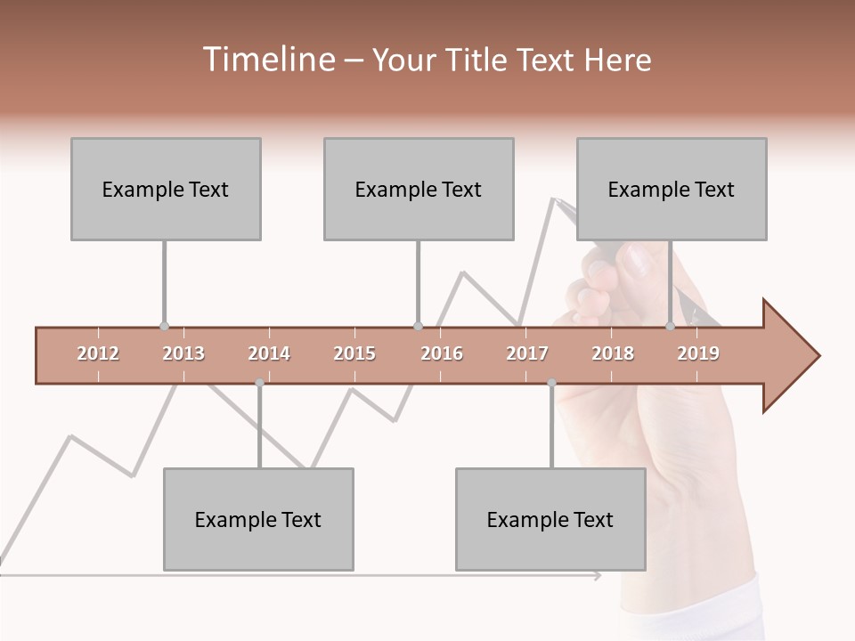 Palm Woman Chart PowerPoint Template