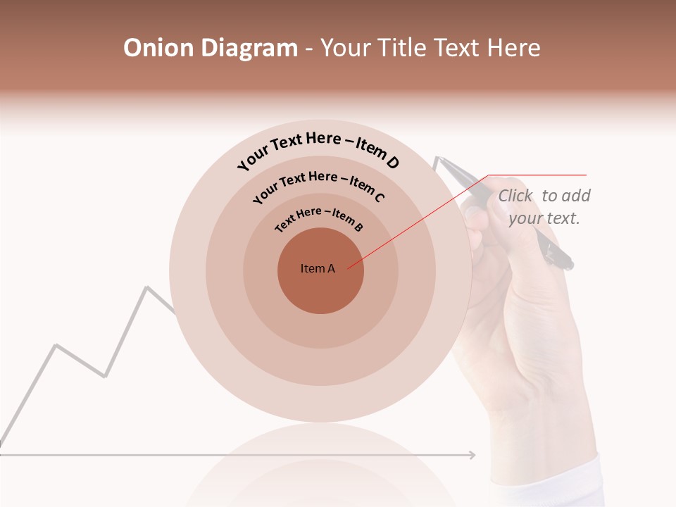 Palm Woman Chart PowerPoint Template